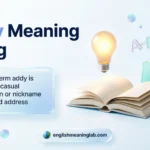 Addy Meaning Slang