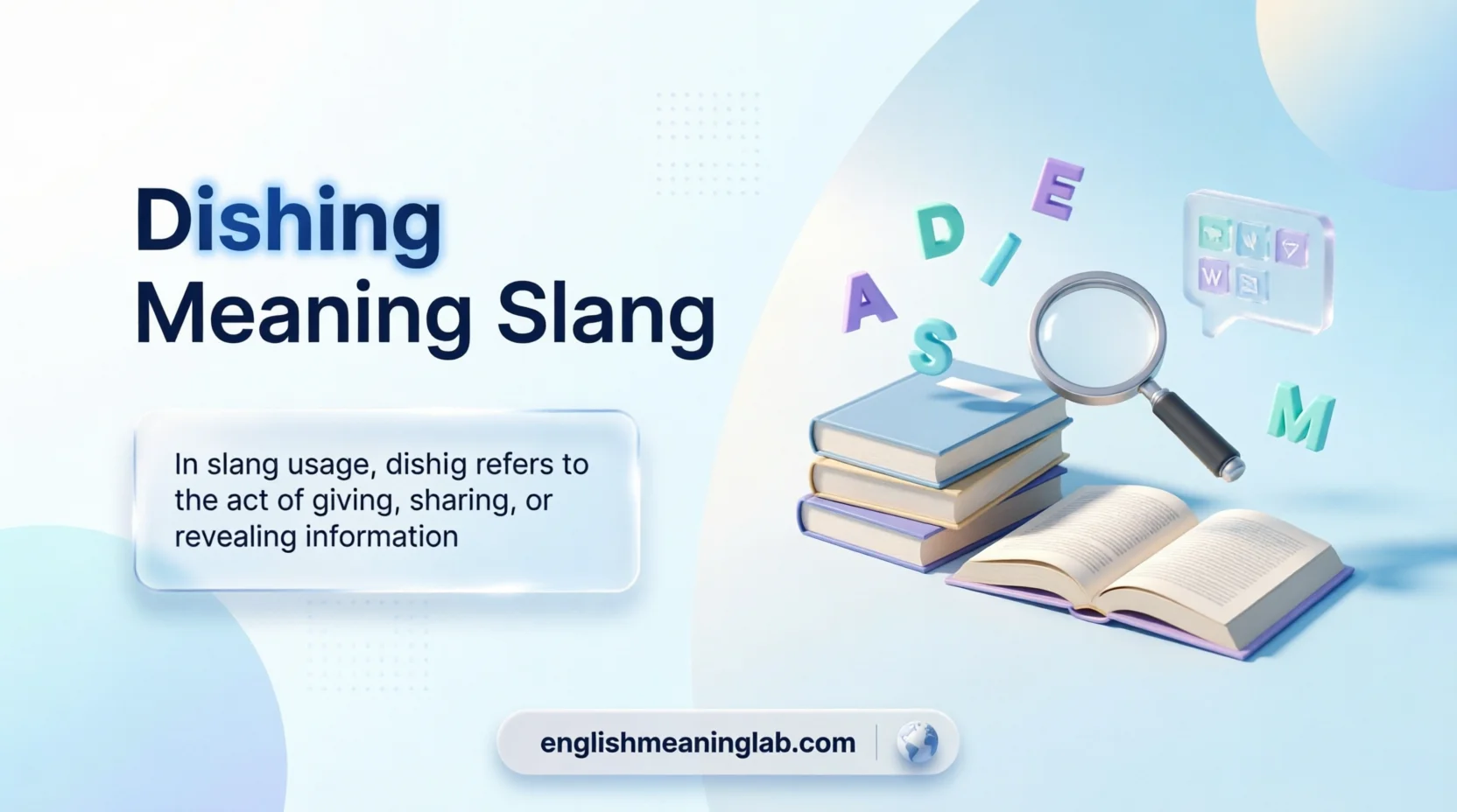 Dishing Meaning Slang