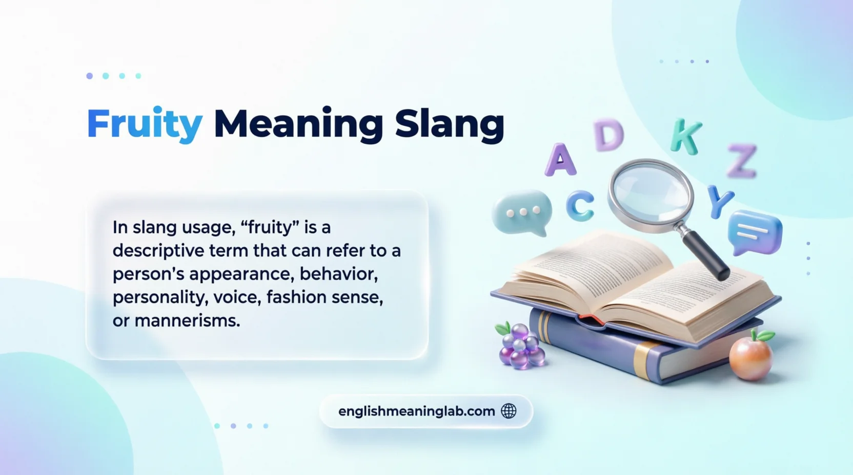 Fruity Meaning Slang