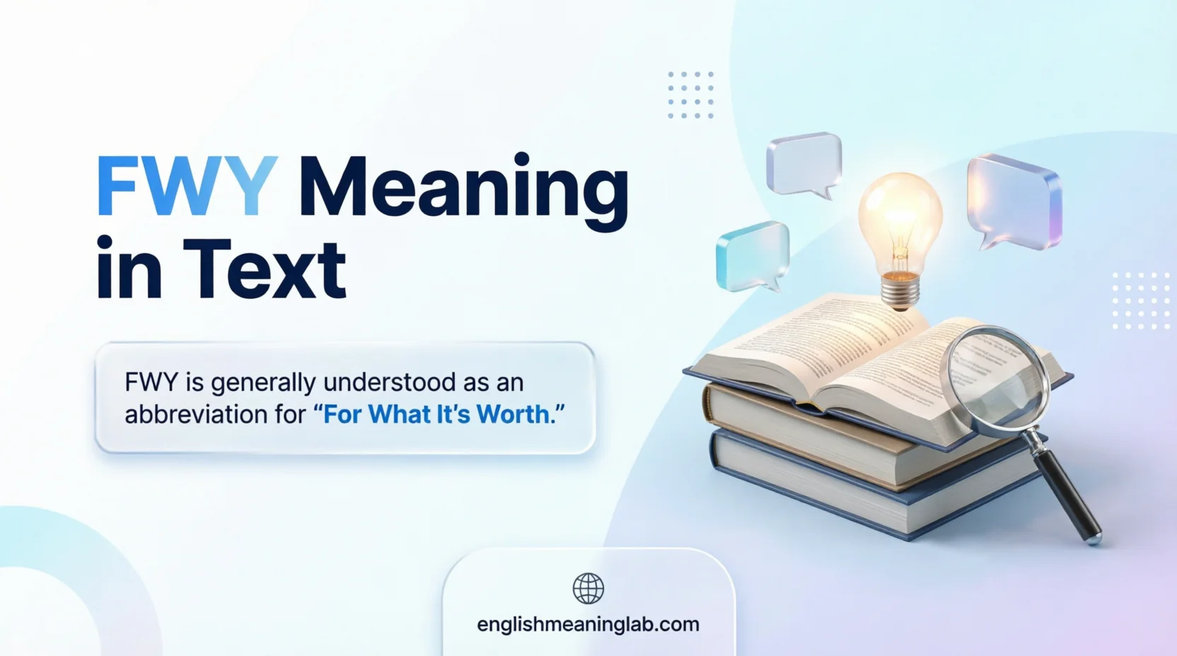 FWY Meaning in Text