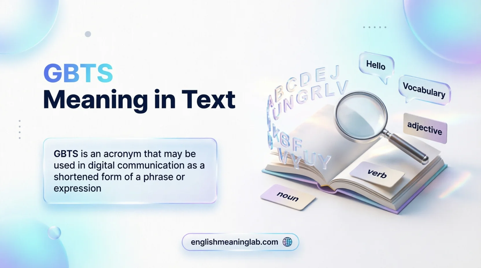 GBTS Meaning in Text