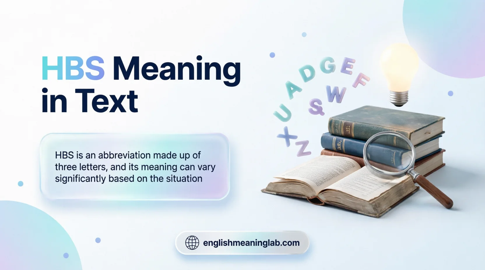 HBS Meaning in Text