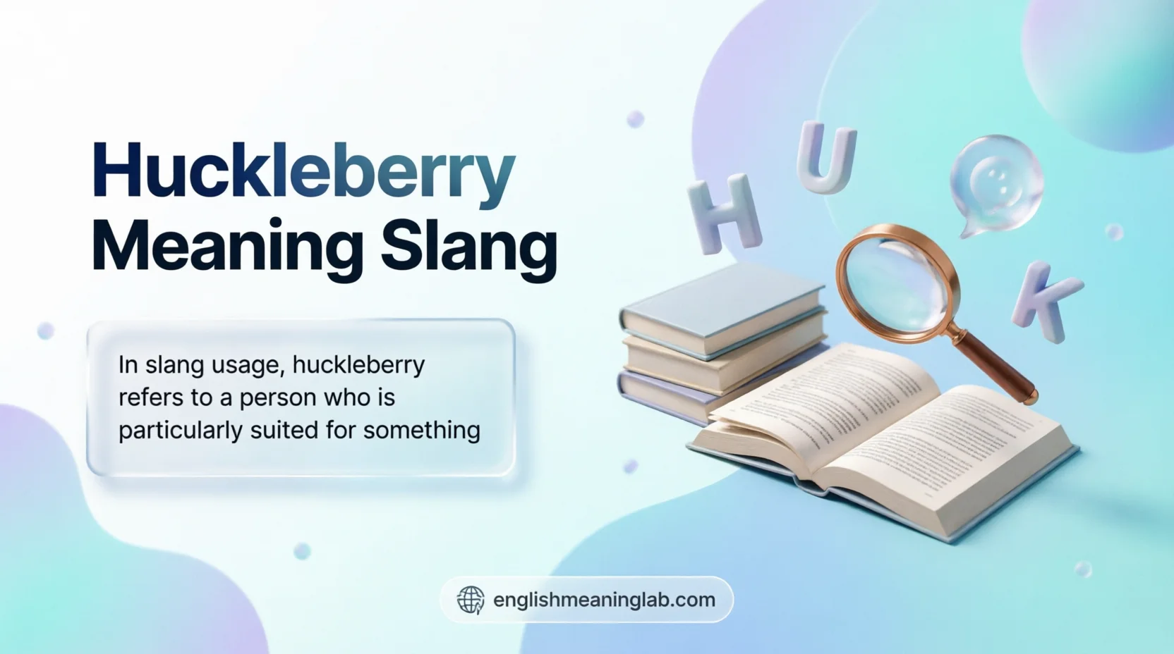 Huckleberry Meaning Slang