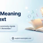 IDR Meaning in Text