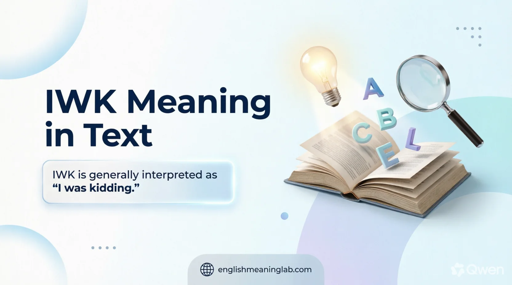 IWK Meaning in Text