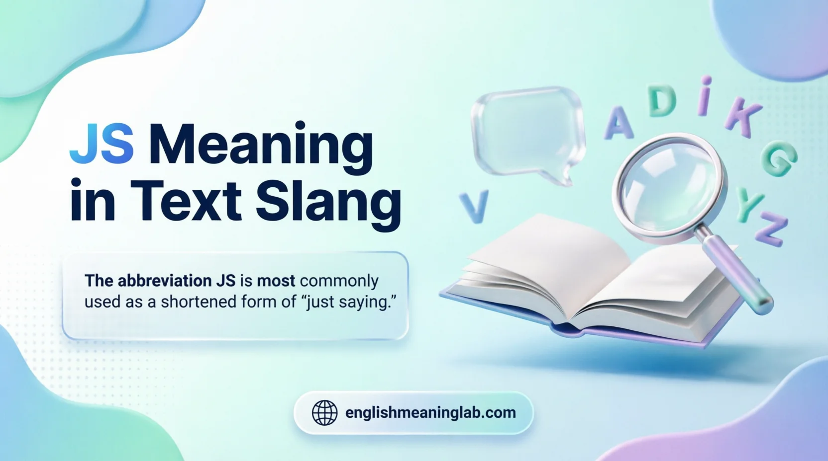 JS Meaning in Text Slang