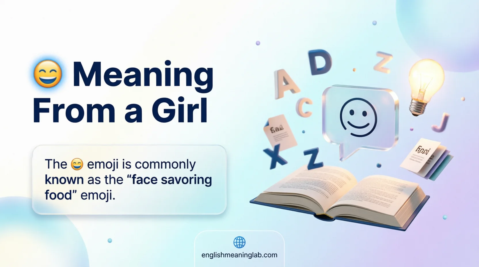 😋 Meaning From a Girl