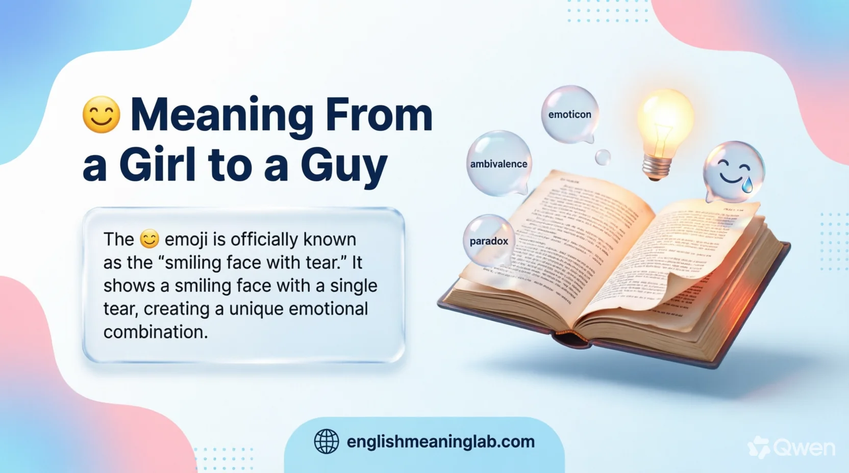 🥲 Meaning From a Girl to a Guy