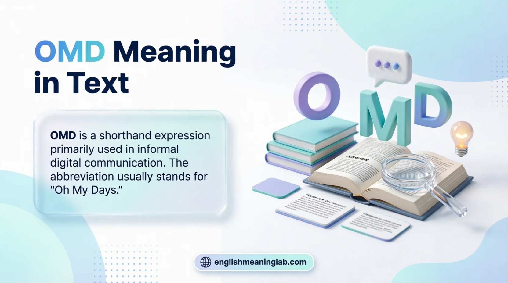 OMD Meaning in Text