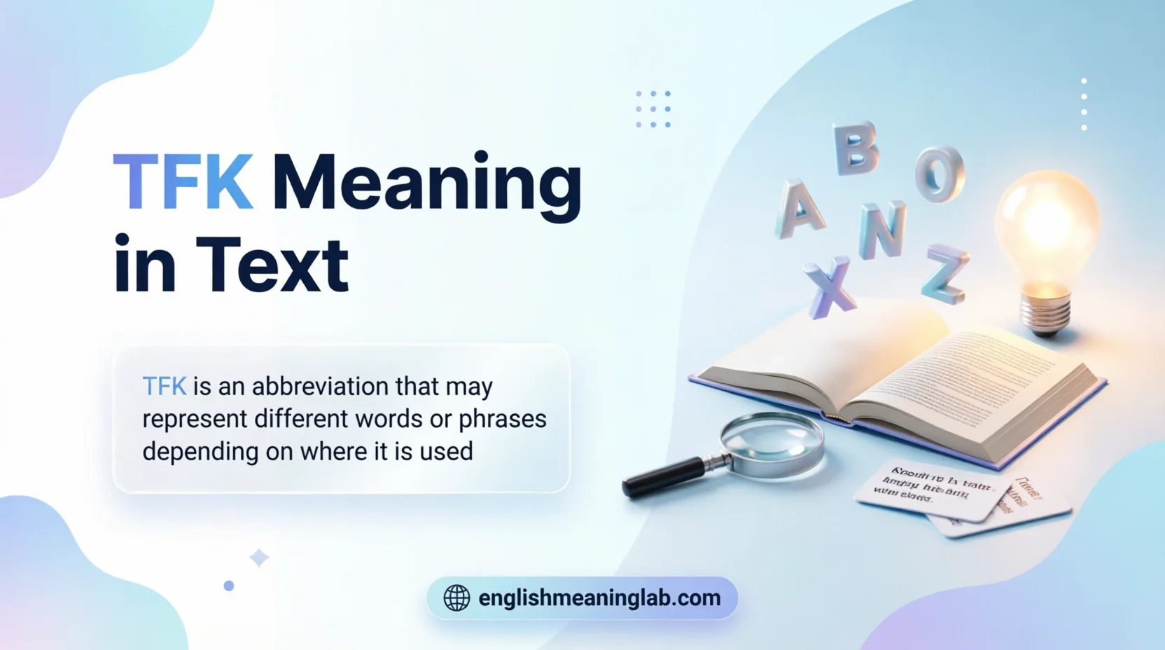 TFK Meaning in Text