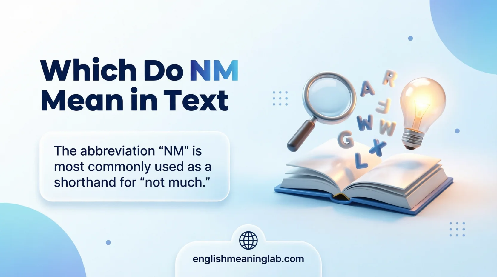 What Do NM Mean in Text