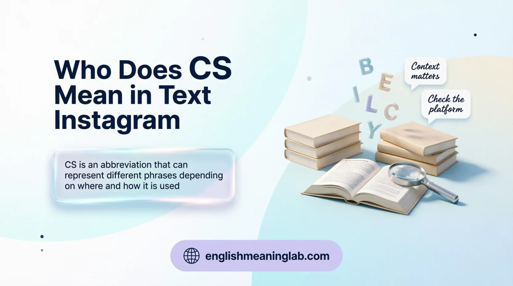 What Does CS Mean in Text Instagram