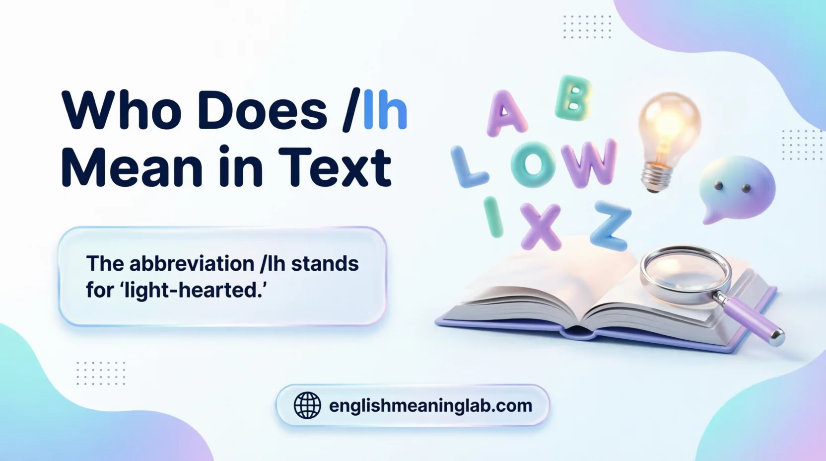 What Does /lh Mean in Text