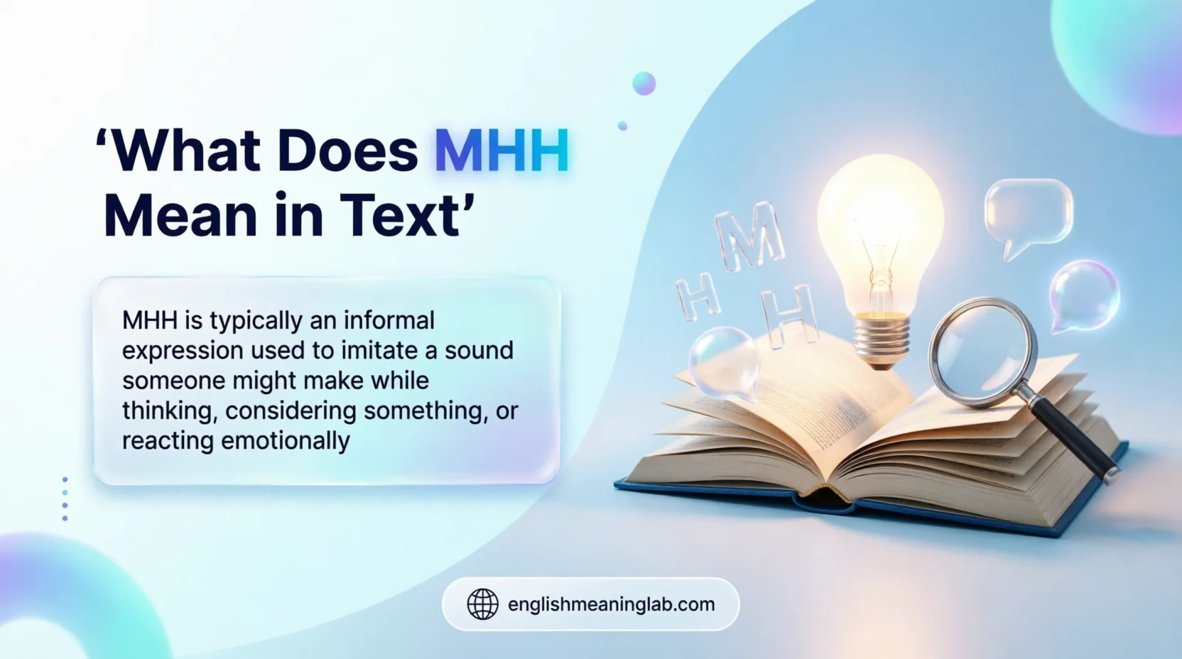 What Does MHH Mean in Text