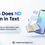 What Does ND Mean in Text