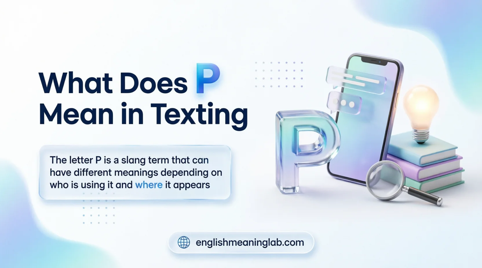 What Does P Mean in Texting