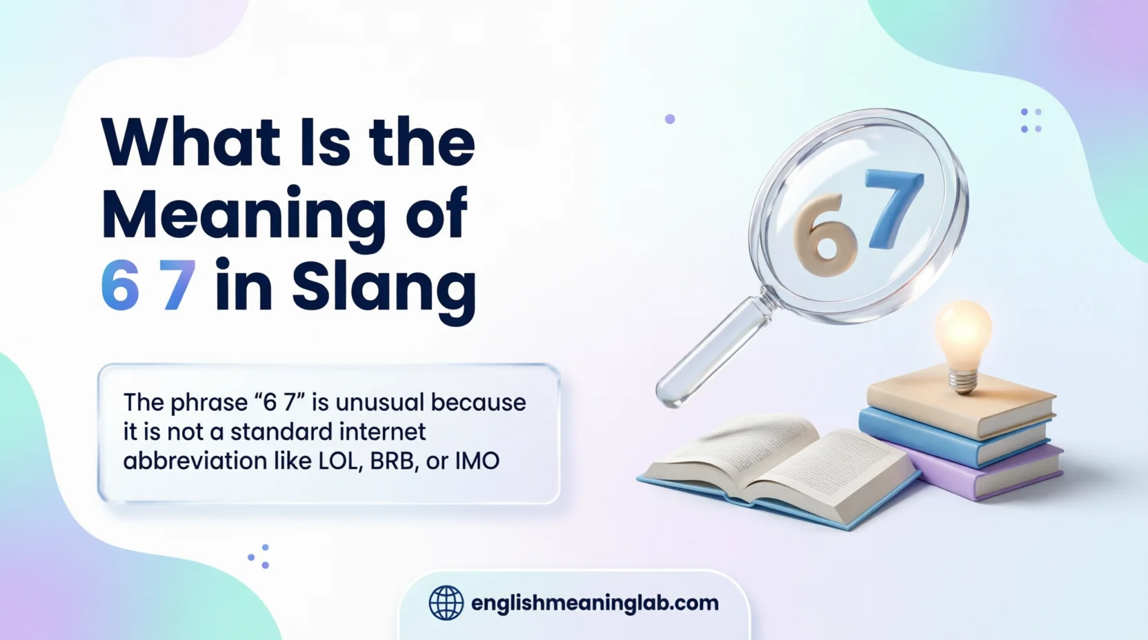 What Is the Meaning of 6 7 in Slang