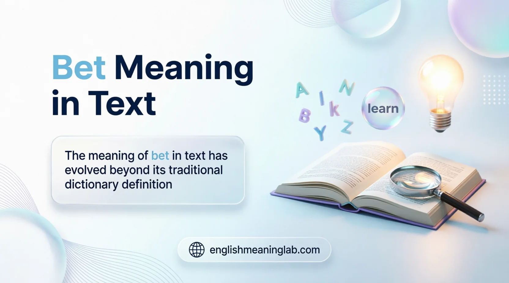 Bet Meaning in Text