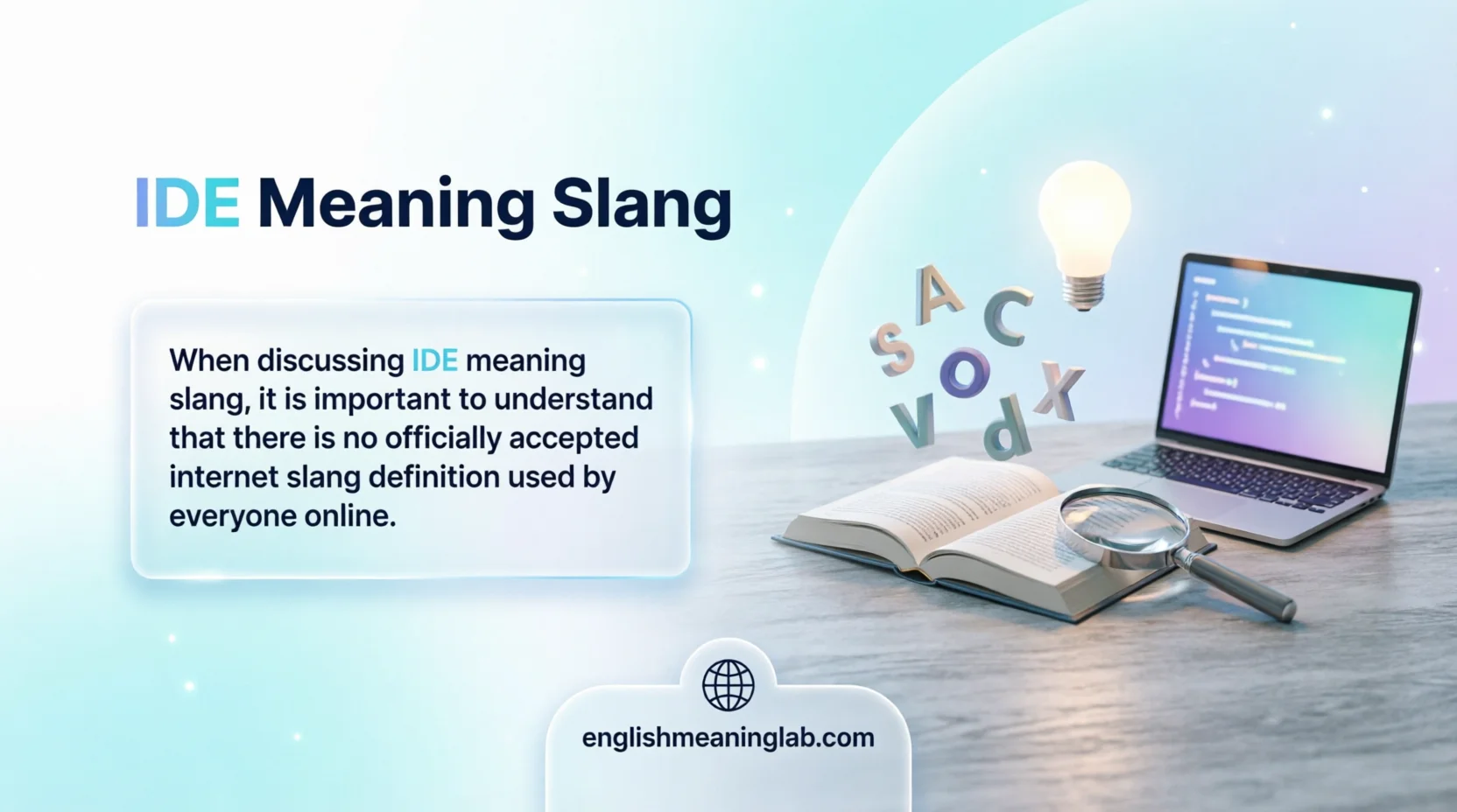 IDE Meaning Slang
