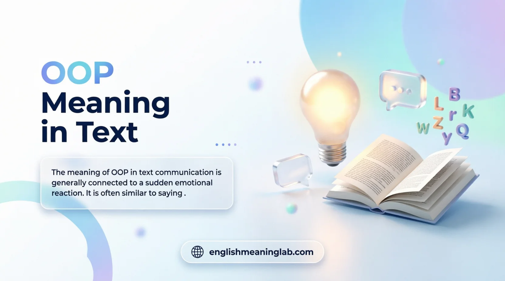 OOP Meaning in Text