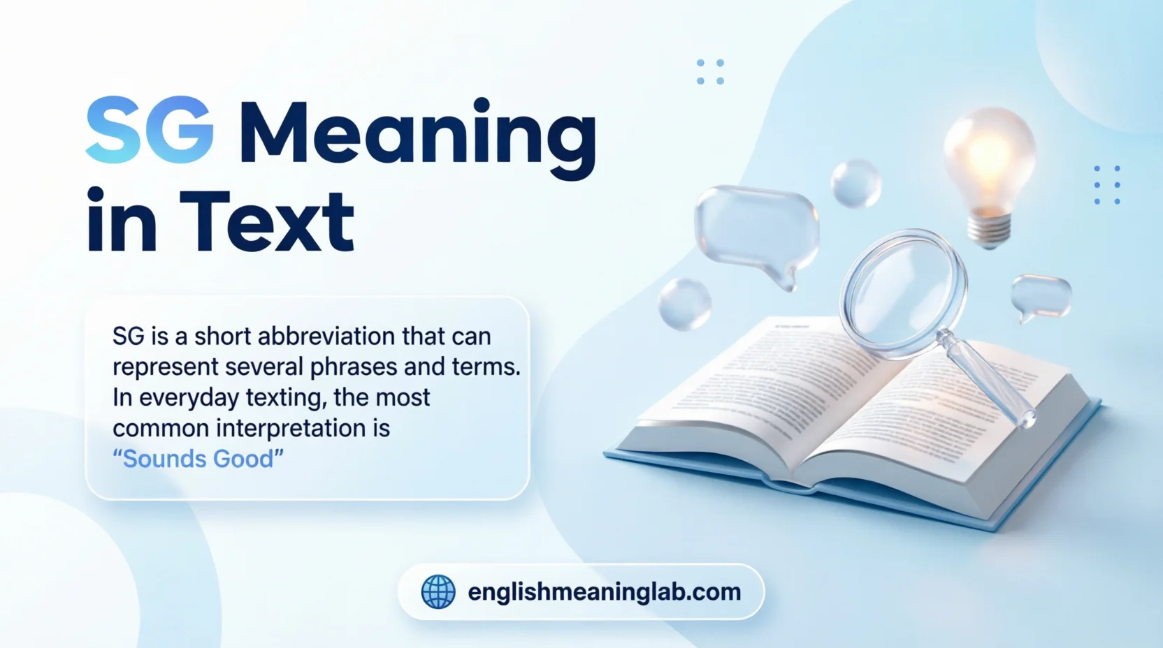 SG Meaning in Text