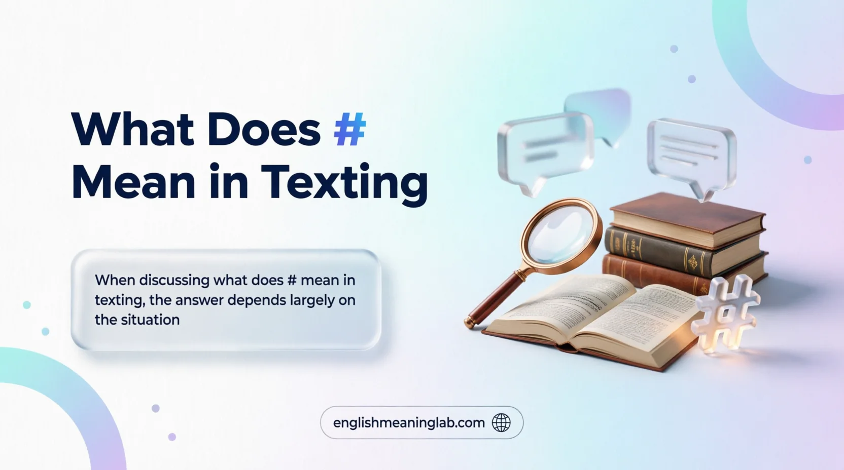 What Does # Mean in Texting
