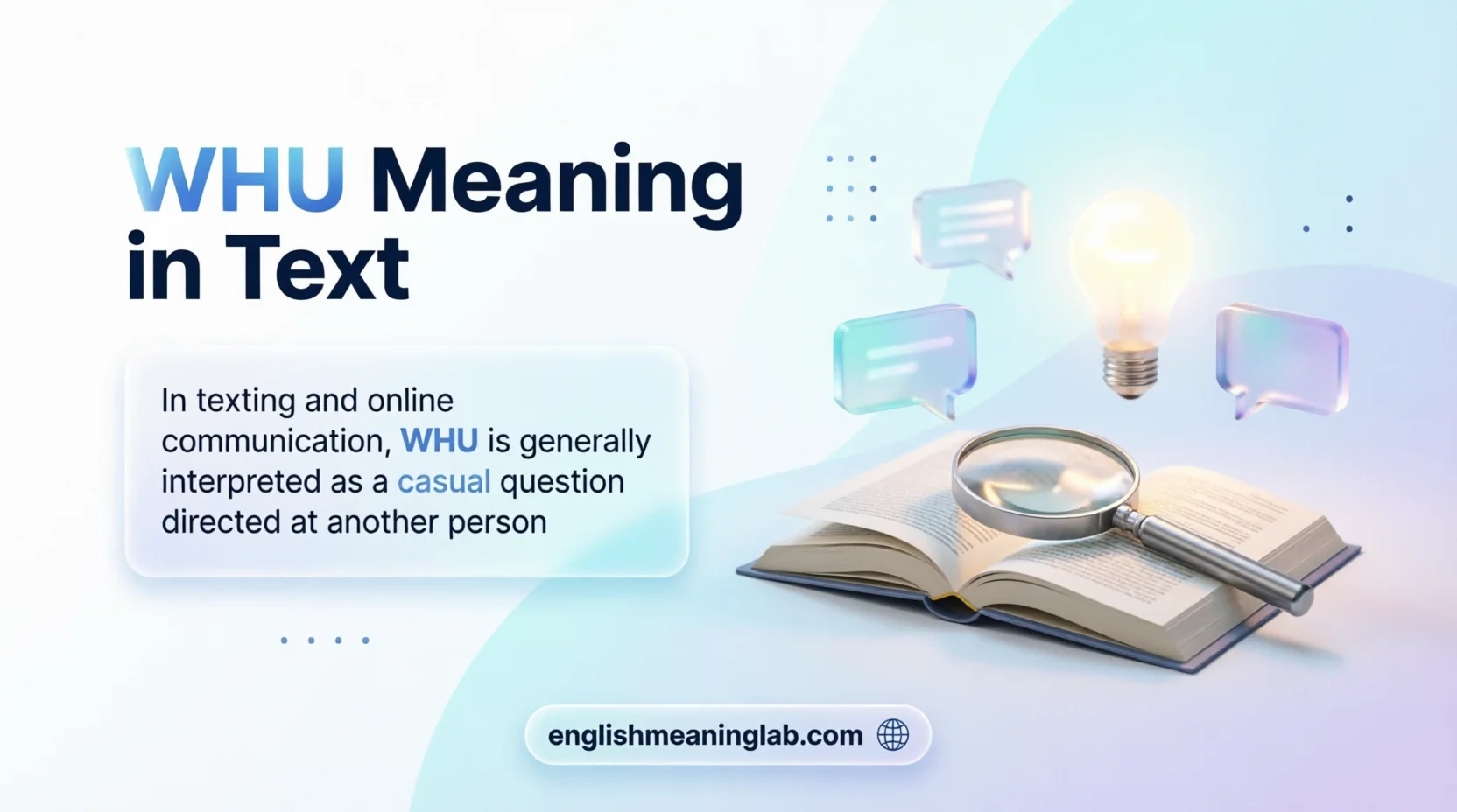 WHU Meaning in Text